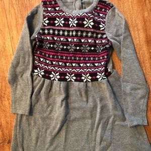 5t girl sweater dress - perfect w leggings!